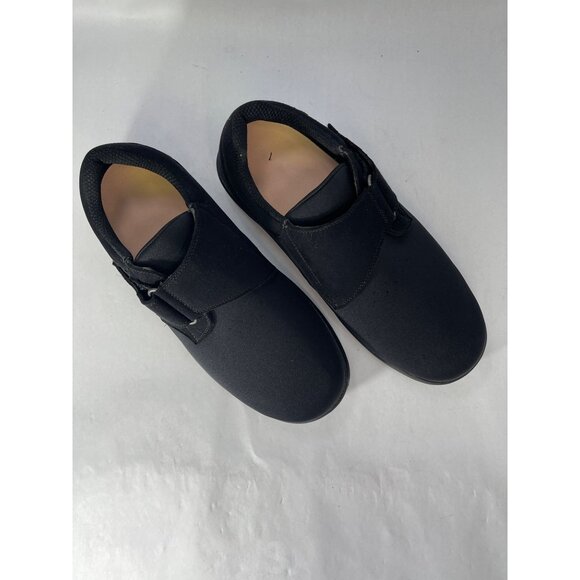 Orthofeet Mens X-Wide Orthopedic Shoes 10.5 4E Adjustable Strap Black Sole Comfo - Picture 4 of 10